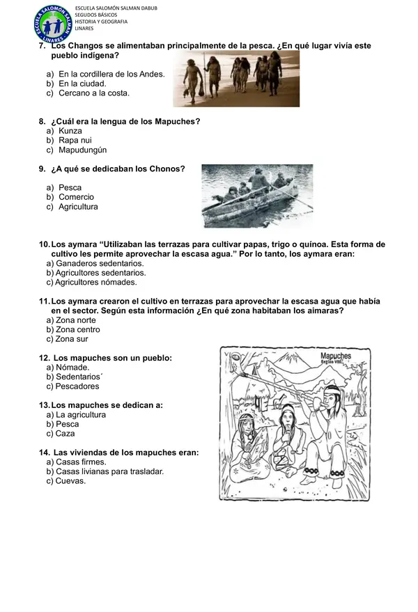 Evaluación pueblos originarios 