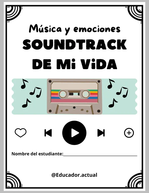 Cuadernillo Música y Emociones: Soundtrack de mi Vida