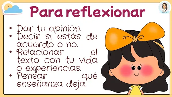 Reflexionar (habilidad de comprensión lectora)