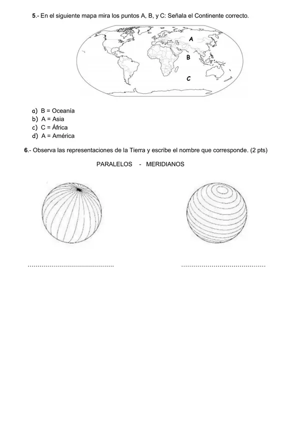Evaluación Historia Lineas Imaginarias 