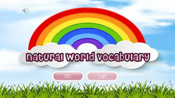 Natural World  Vocabulary