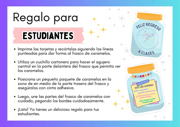 REGALO PARA PRIMER DÍA - FRASCO PARA DULCE