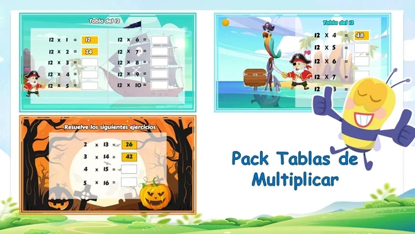 Pack Tablas de Multiplicar Interactivo