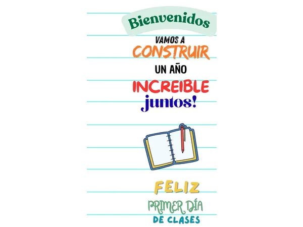 Tarjeta de bienvenida