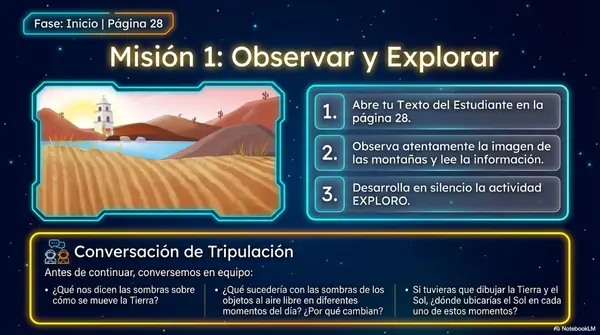 CLASE 2 Lección 2 Unidad 1 "Los movimientos de la Tierra y sus efectos" 3° Básico