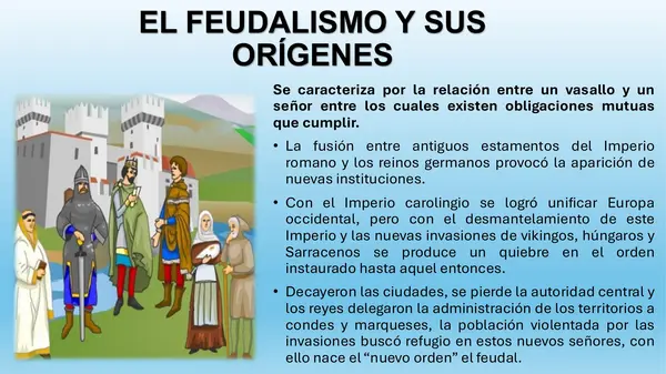 PPT - Orden Feudal de la Edad Media