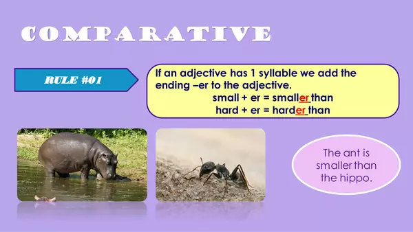 ACTIVITY 17 - COMPARATIVES AND SUPERLATIVES - FIRST PART