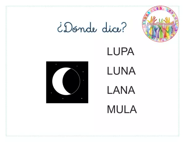 ¿Dónde dice?