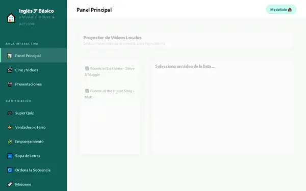 WEB PARA AULA , INGLES U 3 SEPTIEMBRE , ACTIVIDADES GAMIFICADAS, VIDEOS, GUIAS  Y MAS 