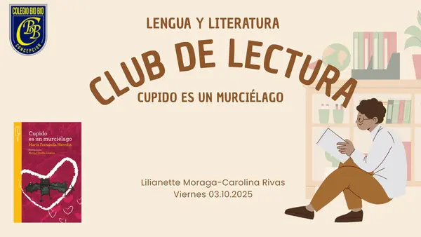Club de lectura "Cupido es un murcielago"