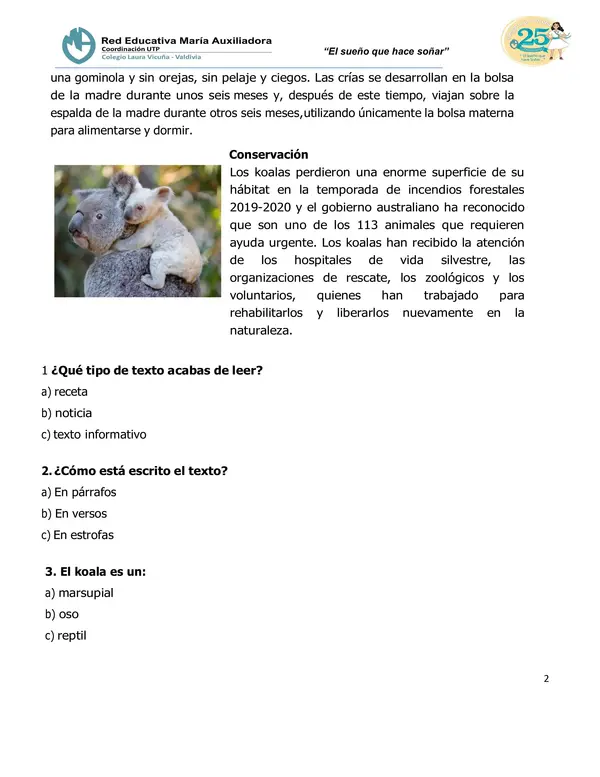 Guía de comprensión lectora 