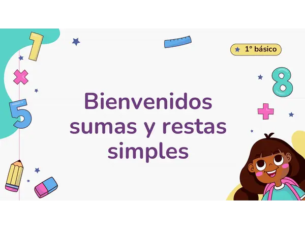 SUMAS Y RESTAS SIMPLES HASTA 40 
