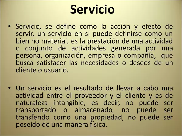 Ppt - Servicio