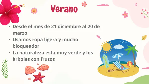 Estaciones del año y caracteristicas