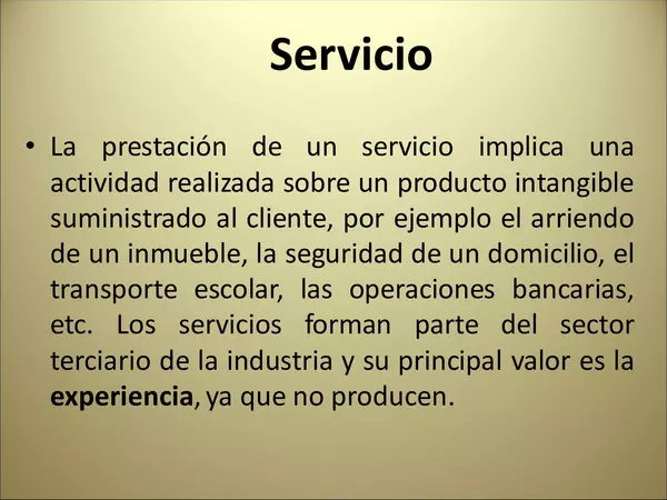 Ppt - Servicio