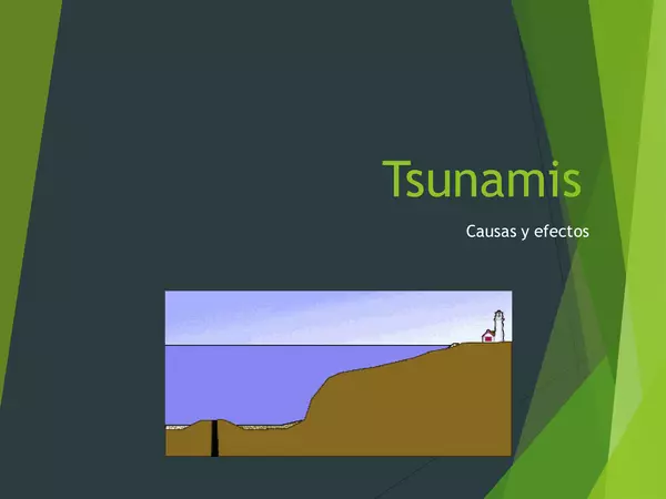 Presentacion primero medio, fisica, Tsunamis