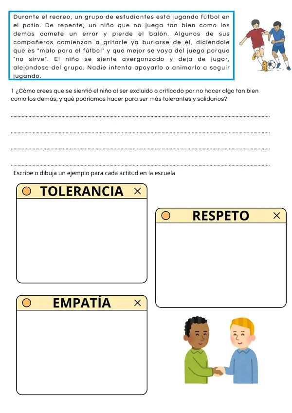 Virtudes Ciudadanas - Respeto, Tolerancia y Empatía