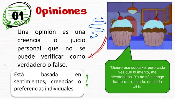 8° básico "Hecho y opinión"