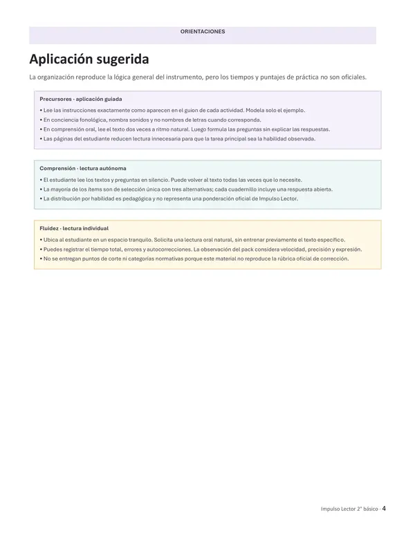 Pack 2 · Impulso Lector – 2° Básico