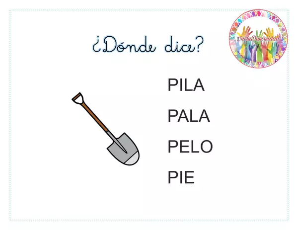 ¿Dónde dice?