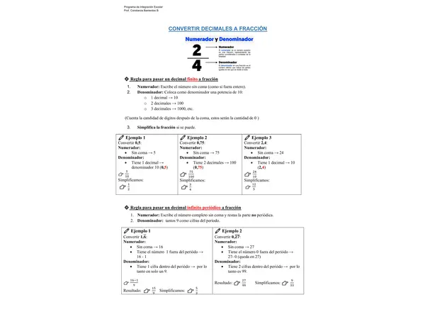 Números Racionales 