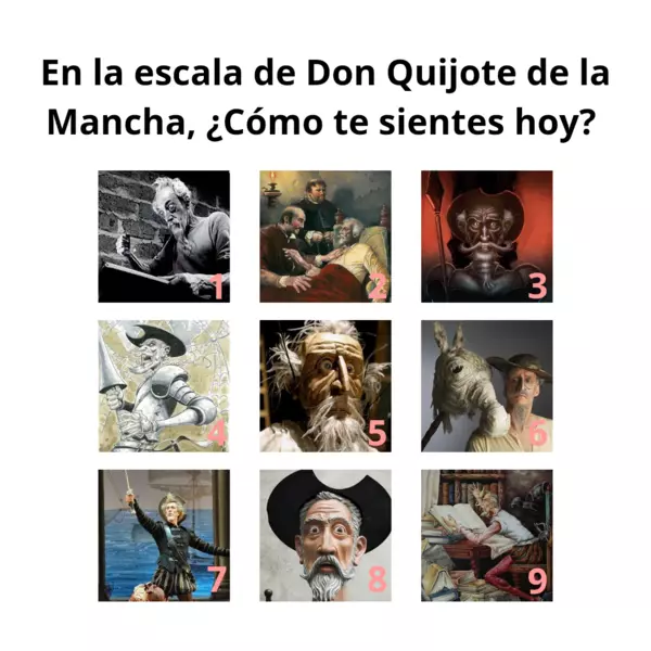 Escala de emociones "Don Quijote de la Mancha"