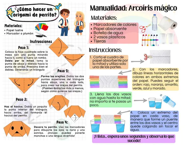 Textos instructivos para trabajar comprension lectora 