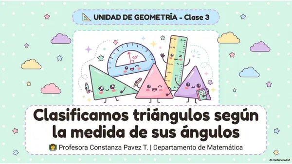 Triángulos y su clasificacion por sus ángulos 