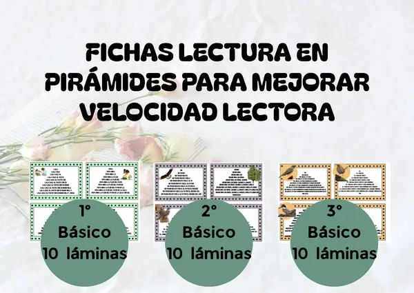 Lectura en pirámides: velocidad lectora con flora y aves del sur de Chile