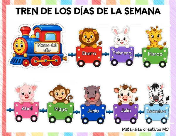 TREN DE LOS MESES DEL AÑO