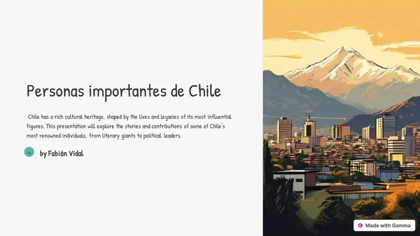 Personas importantes en Chile