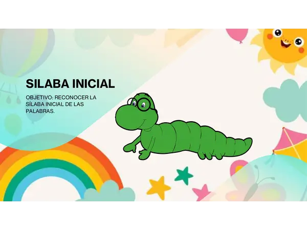 Sílaba Inicial: ¡Aprende con Movimiento y Juego!