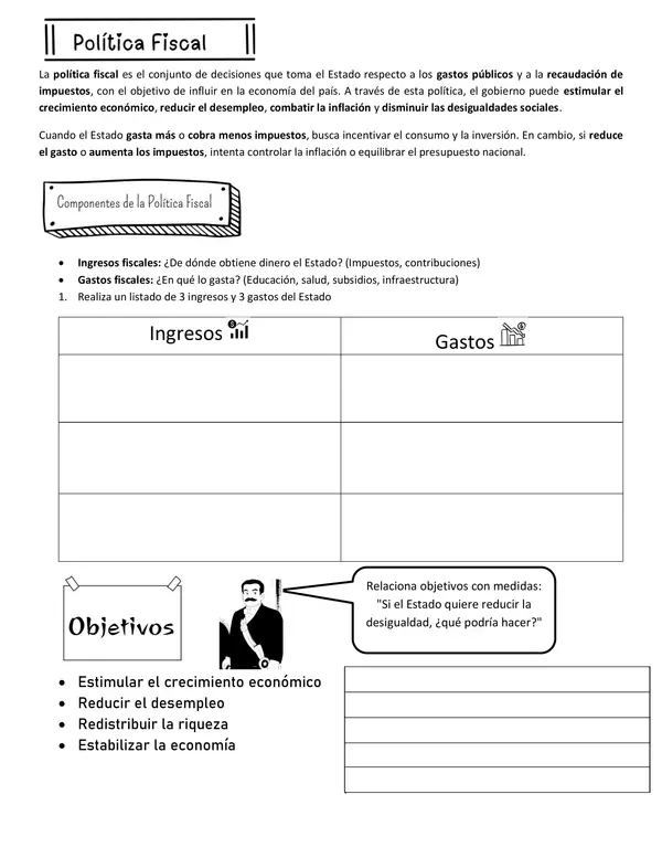 Guía Política fiscal