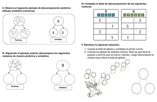 Composición y descomposición de números