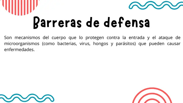 Barreras de defensa (primarias, secundarias y terciarias)
