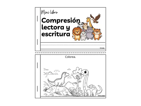 Mini libro comprensión lectora cortas Lenguaje segundo básico