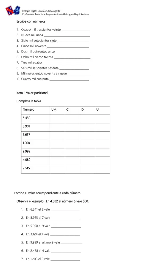 Guía de matemáticas