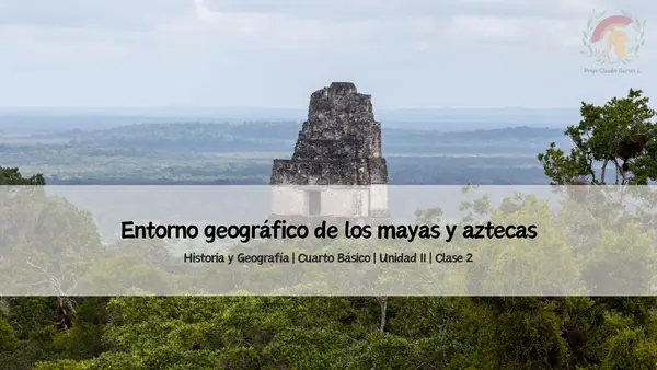 Entorno geográfico de los mayas y aztecas