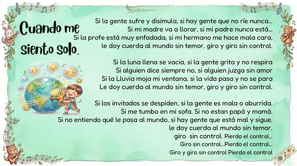 CANCIONERO DE EMOCIONES 2° Básico