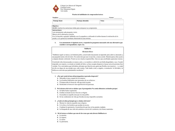 Fomento lector (ensayo SIMCE) 1ero medio (2)