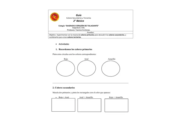 Comprender cómo se forman los colores y clasificarlos según su temperatura (cálidos y fríos).