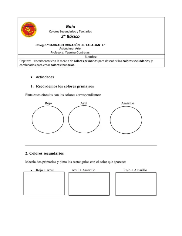 Comprender cómo se forman los colores y clasificarlos según su temperatura (cálidos y fríos).