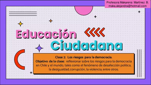 RIESGOS PARA LA DEMOCRACIA