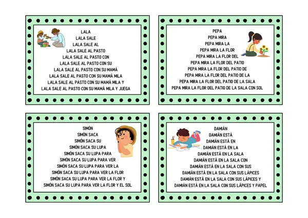 Lectura en pirámides: velocidad lectora con flora y aves del sur de Chile