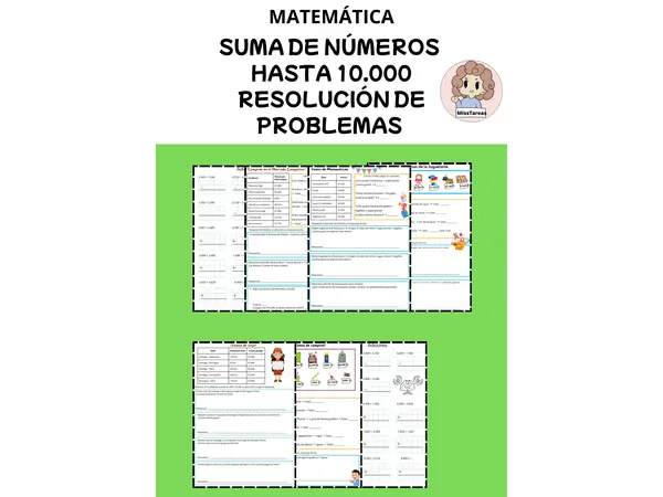 Sumas y resolución de problemas hasta 10.000