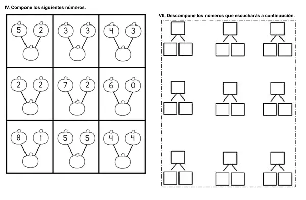 Composición y descomposición de números