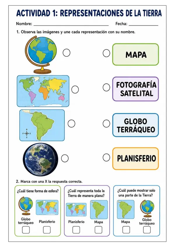 Lección "Chile en el mapa"