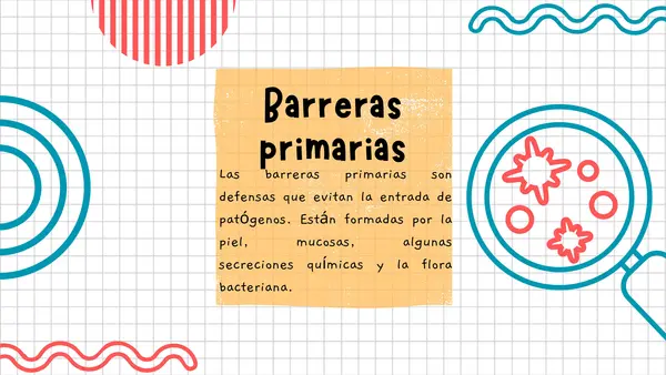 Barreras de defensa (primarias, secundarias y terciarias)
