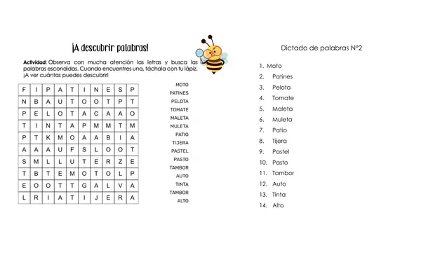 Preparo mi dictado 