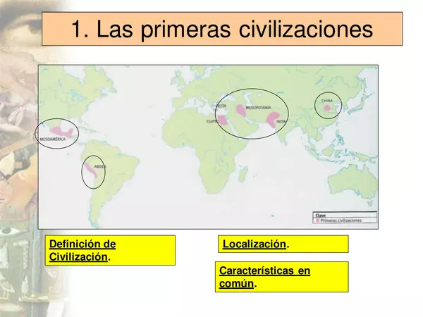 Clase 2: Primeras Civilizaciones